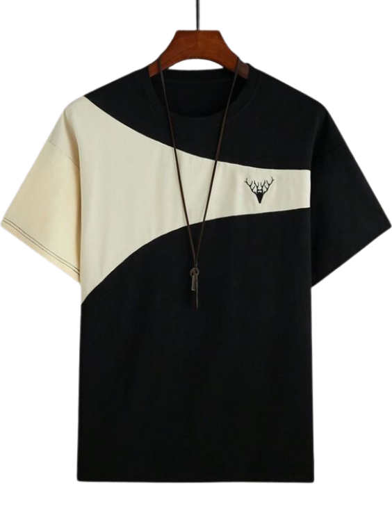 Men Colour Block Tee